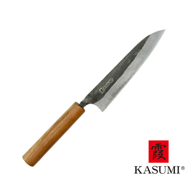 Black Hammer - Mistrzowski, ręcznie kuty tradycyjny nóż Ko-Yanagi, 15 cm, Kasumi